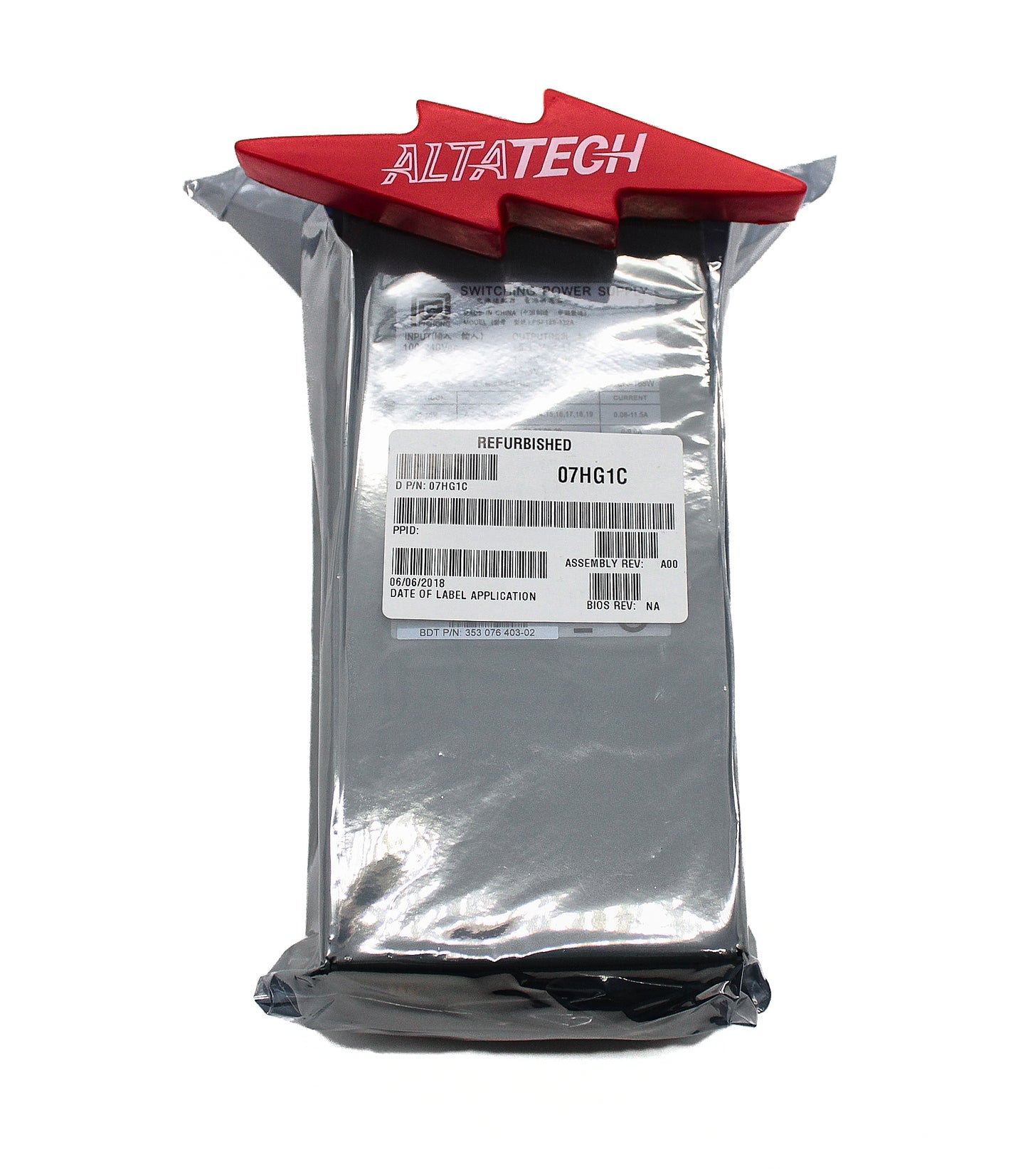 Dell 7HG1C_NOB 188W POWER SUPPLY TL2K DELL, Used