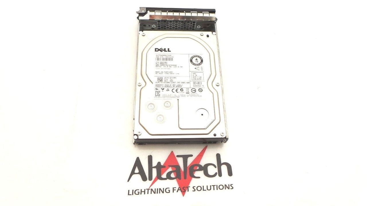 Dell 7J9RN 4TB 7.2K SAS 3.5" 6G, Used