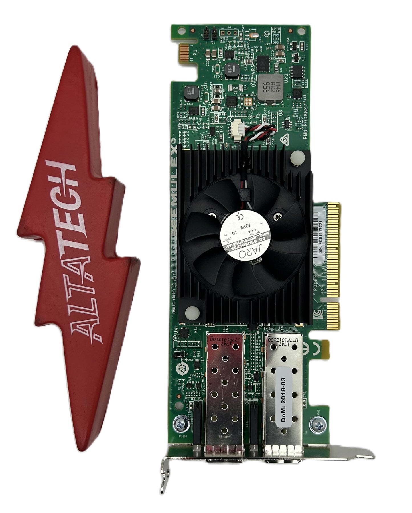 Dell 7NVY2 EMULEX OCE1402B-U1-D 10G DP SFP+ LP, New No Box