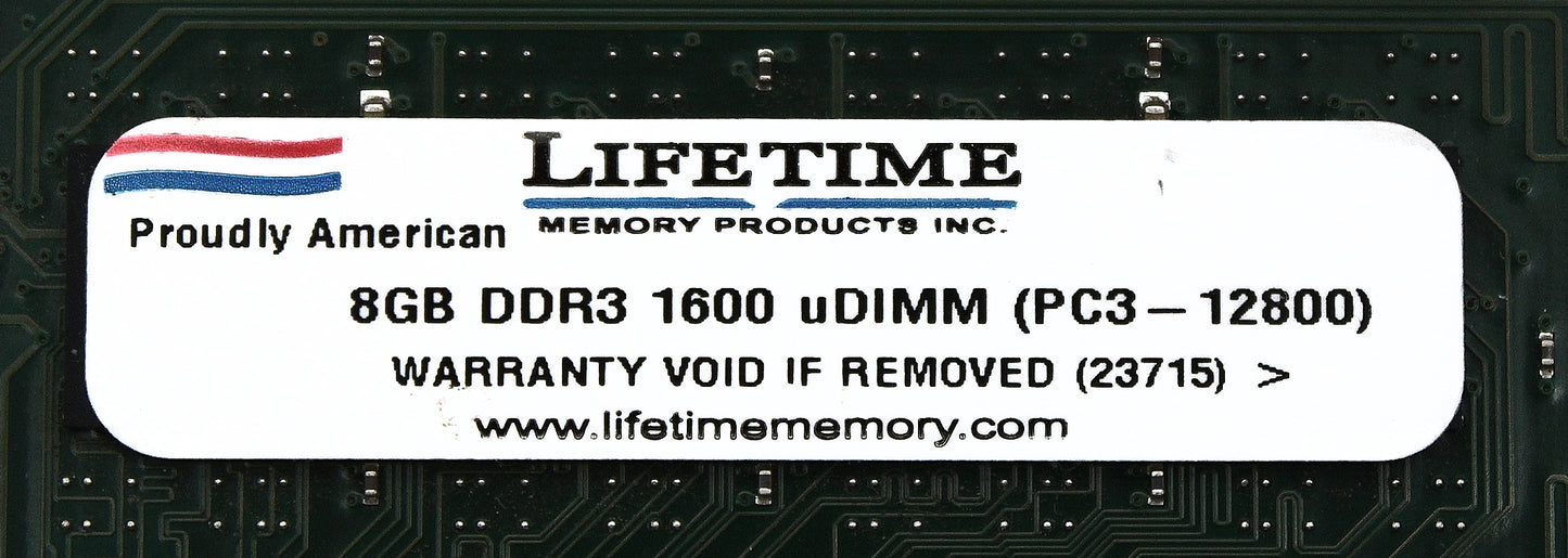 Dell 8GB-PC3-1600U 8GB PC3-12800U DDR3-1600 N-ECC, Used