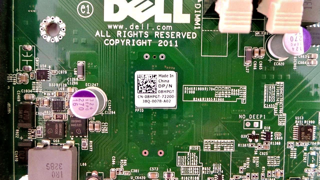 Dell 08HPGT Precision T3600 LGA2011 System Board, Used