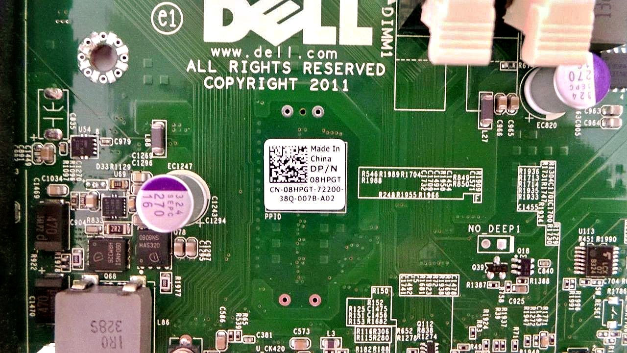 Dell 8HPGT Precision T3600 LGA2011 System Board, Used