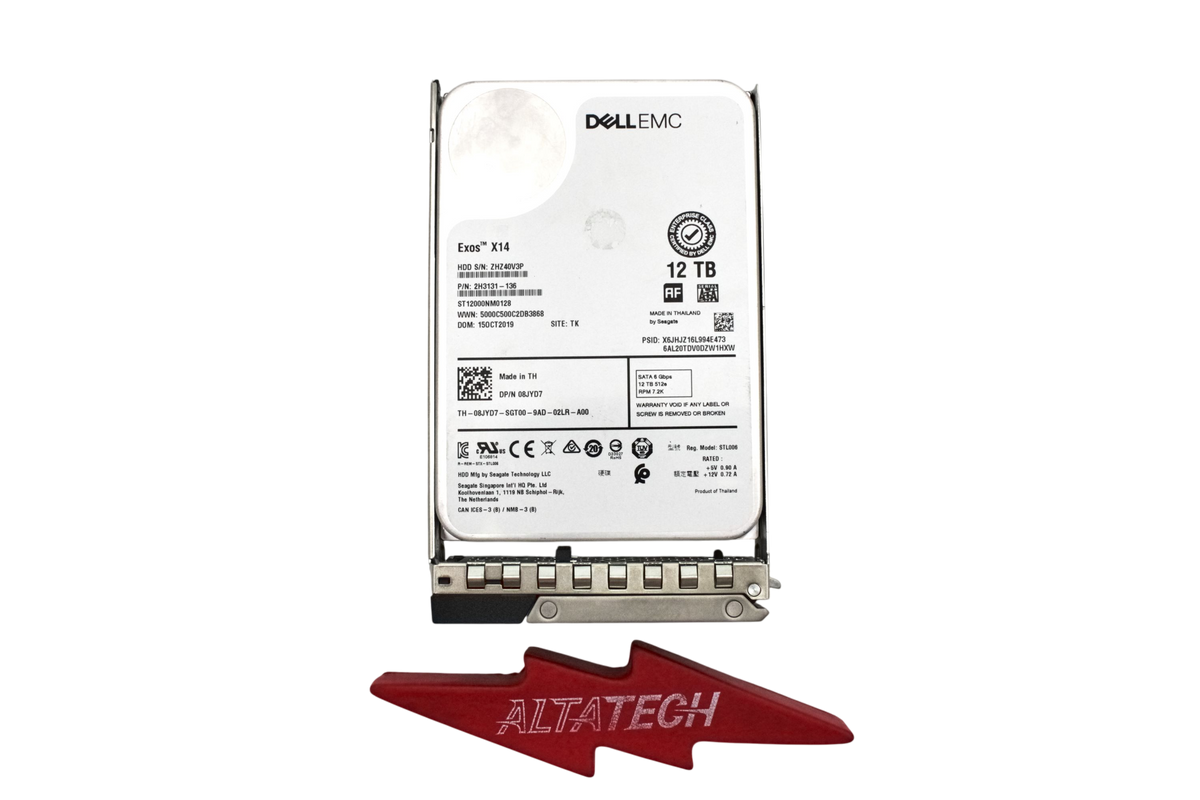 Dell 8JYD7 12TB 7.2K SATA 3.5 6G ST12000NM0128, Used
