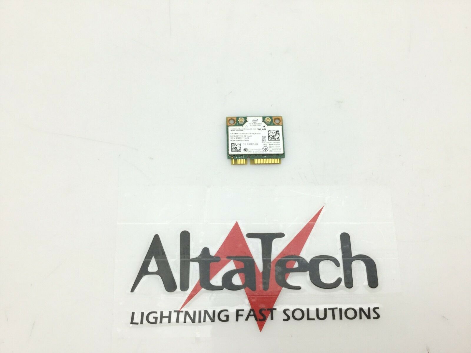 Dell 8TF1D WLAN DualBand Wireless-AC 7260 Laptop WiFi Card, Used