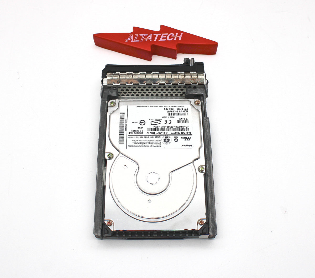 Dell 8W570 73GB 10K U320 3.5 80P HDD, Used