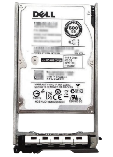 Dell 08WP8W 600GB 10K SAS 2.5" 6G, Used