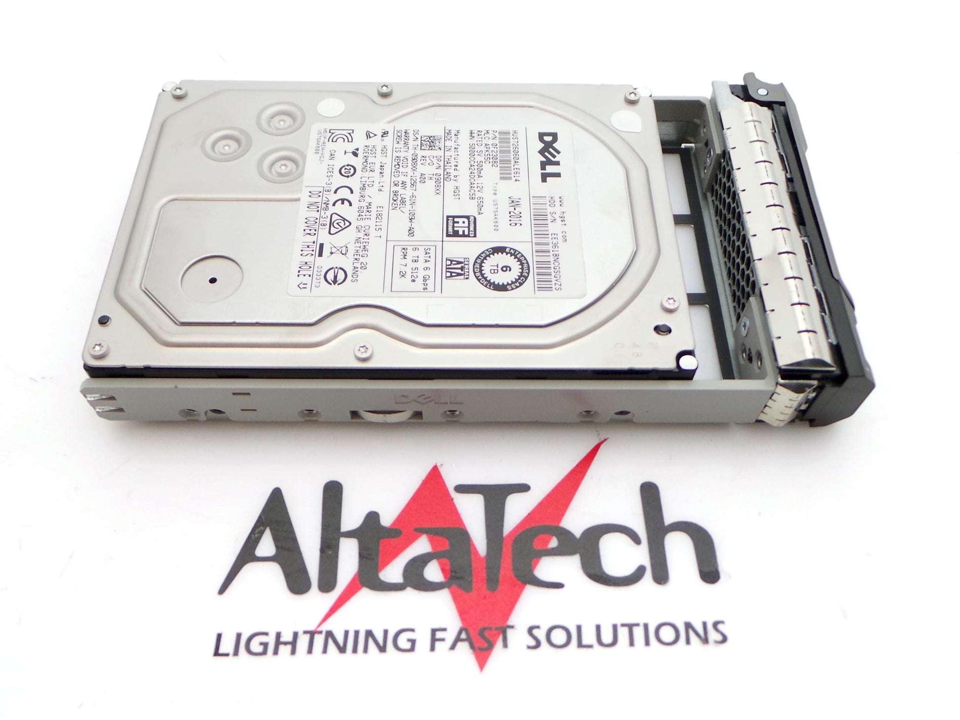 Dell 908XX 6TB 7.2K SATA 3.5 6G, Used