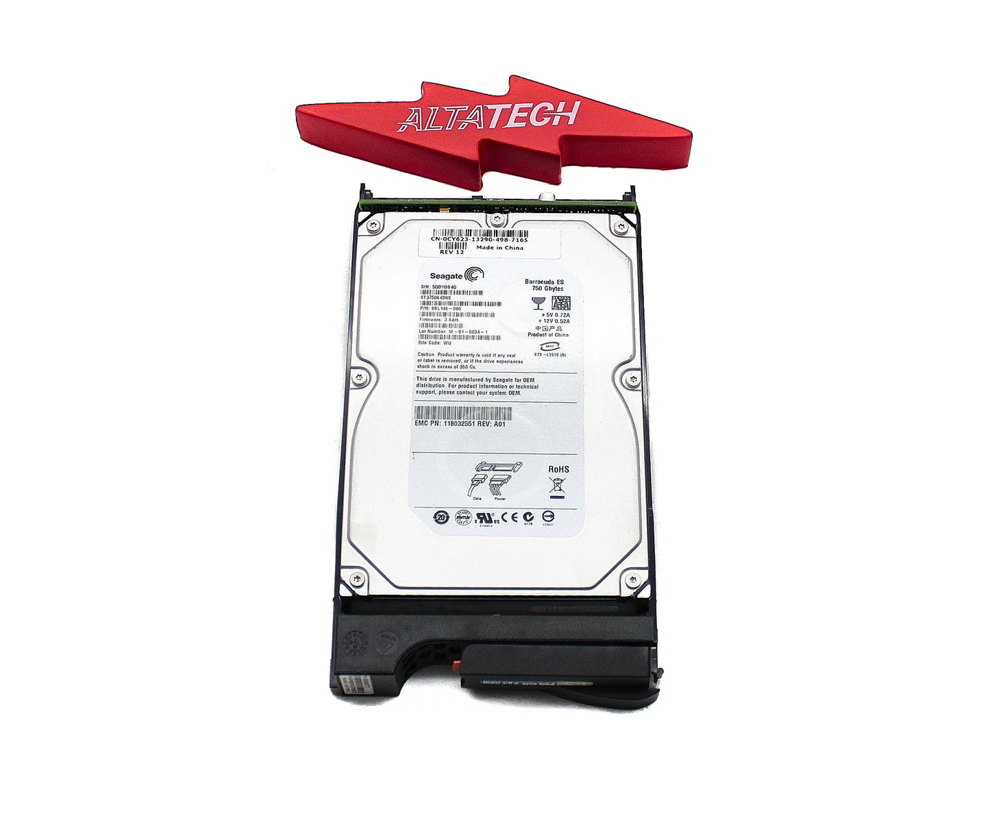 Dell 9BL148-090 750GB 7.2K SATA 3.5 3G 3.BAH EMC, Used