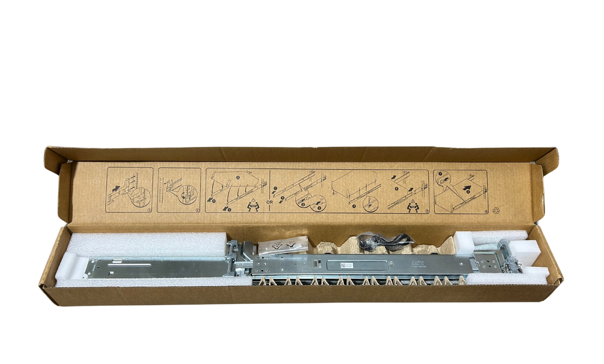 Dell 9C7YP RAIL KIT SLIDING TOOL LESS, Used