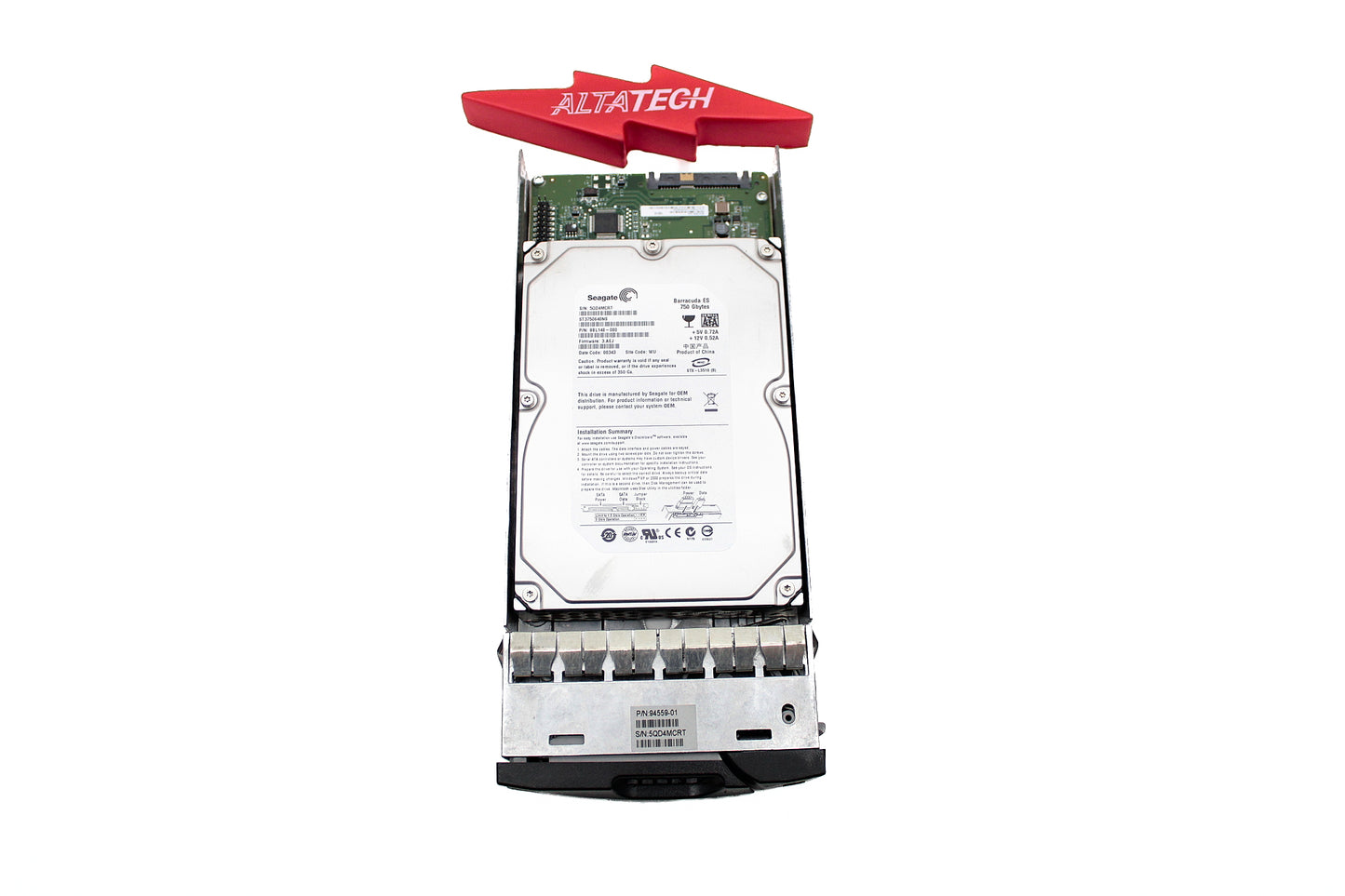 Dell 9CA156-304-EQL 750GB 7.2K SATA 3.5 3G ST3750330NS/9CA156-304 EQL, Used