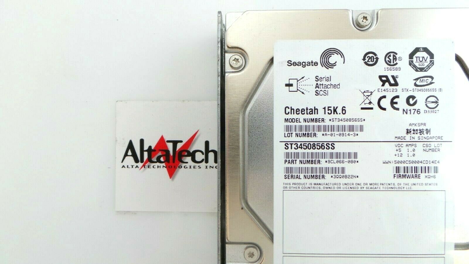 Dell 9CL066-080 EqualLogic 450GB SAS Hard Disk Drive, Used