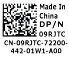 Dell 9RJTC Broadcom 5722 GIGABIT NIC 1GBE FH, Used