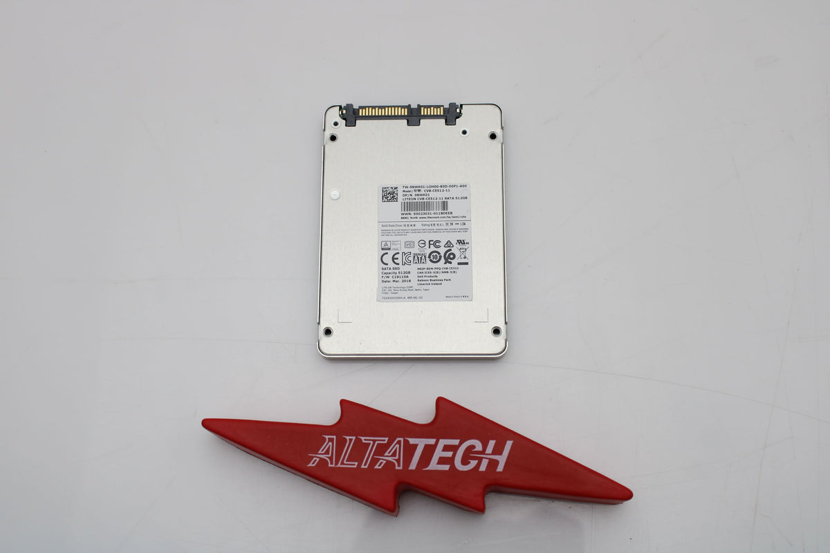 Dell 09WK01 512GB SSD SATA 2.5 6G, Used