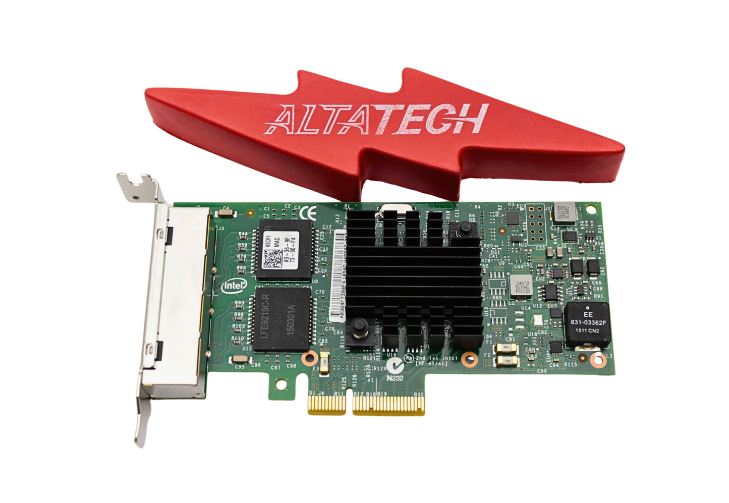 Dell 9YD6K_NOB Intel i350-T4 Quad Port Gigabit Ethernet Network Card, New Open Box