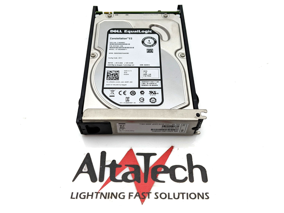 Dell 9YZ164-236 Equallogic 1TB 7.2K SATA 3.5 6G, Used