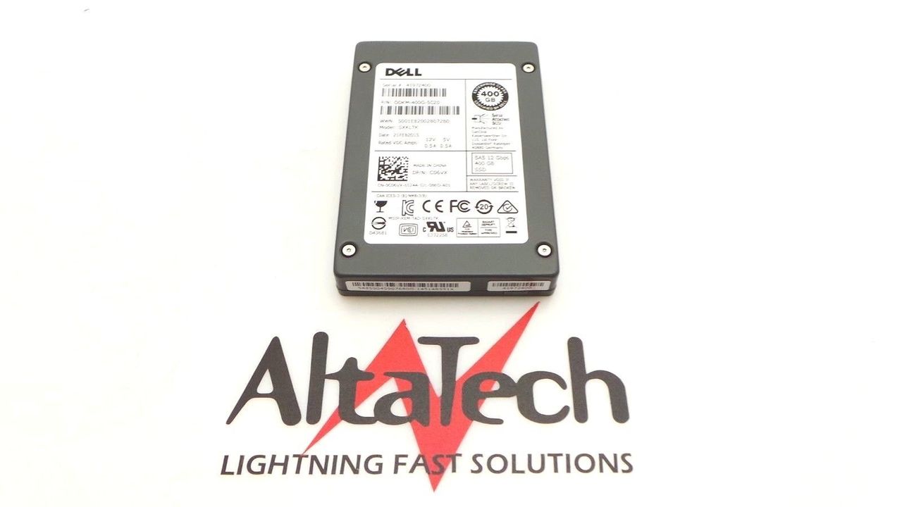 Dell 0C06VX 400GB SSD SAS 2.5" 12G MU, Used