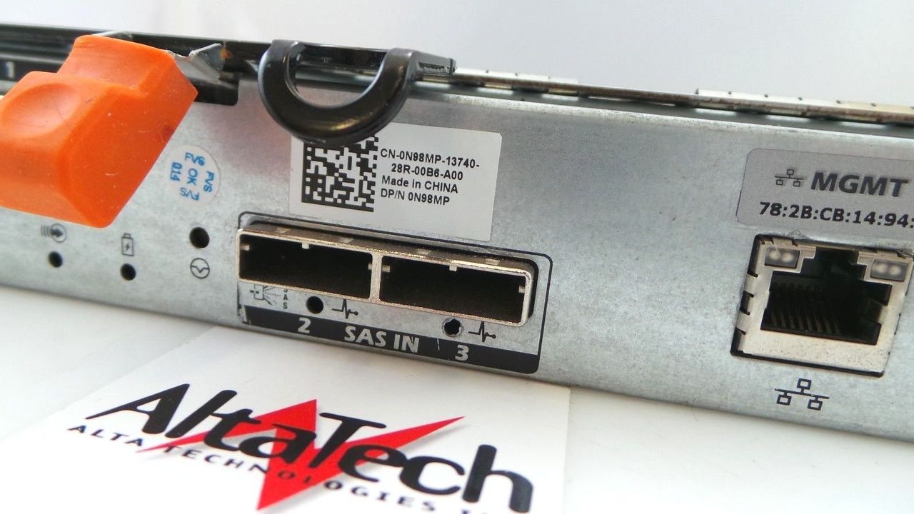 Dell 0C256J MD3200/MD3220 4 Port RAID Controller Module, Used