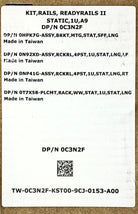 Dell C3N2F RAIL KIT VERSA READYRAILS V2 C4130/C4140, Used