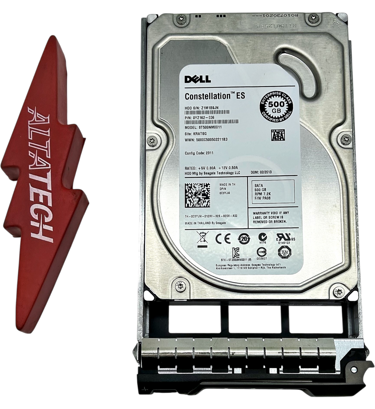 Dell C3YJM 500GB 7.2K SATA 3.5 6G EP, Used