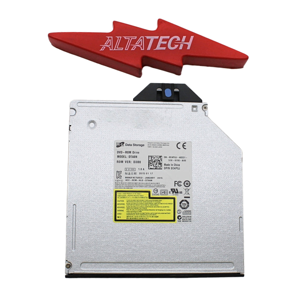 Dell C4PGJ DVD-ROM 12X Slim SATA Hitachi, Used