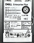 Dell C6N2J 1.6tb SSD SAS 2.5 12g SED HDD, Used