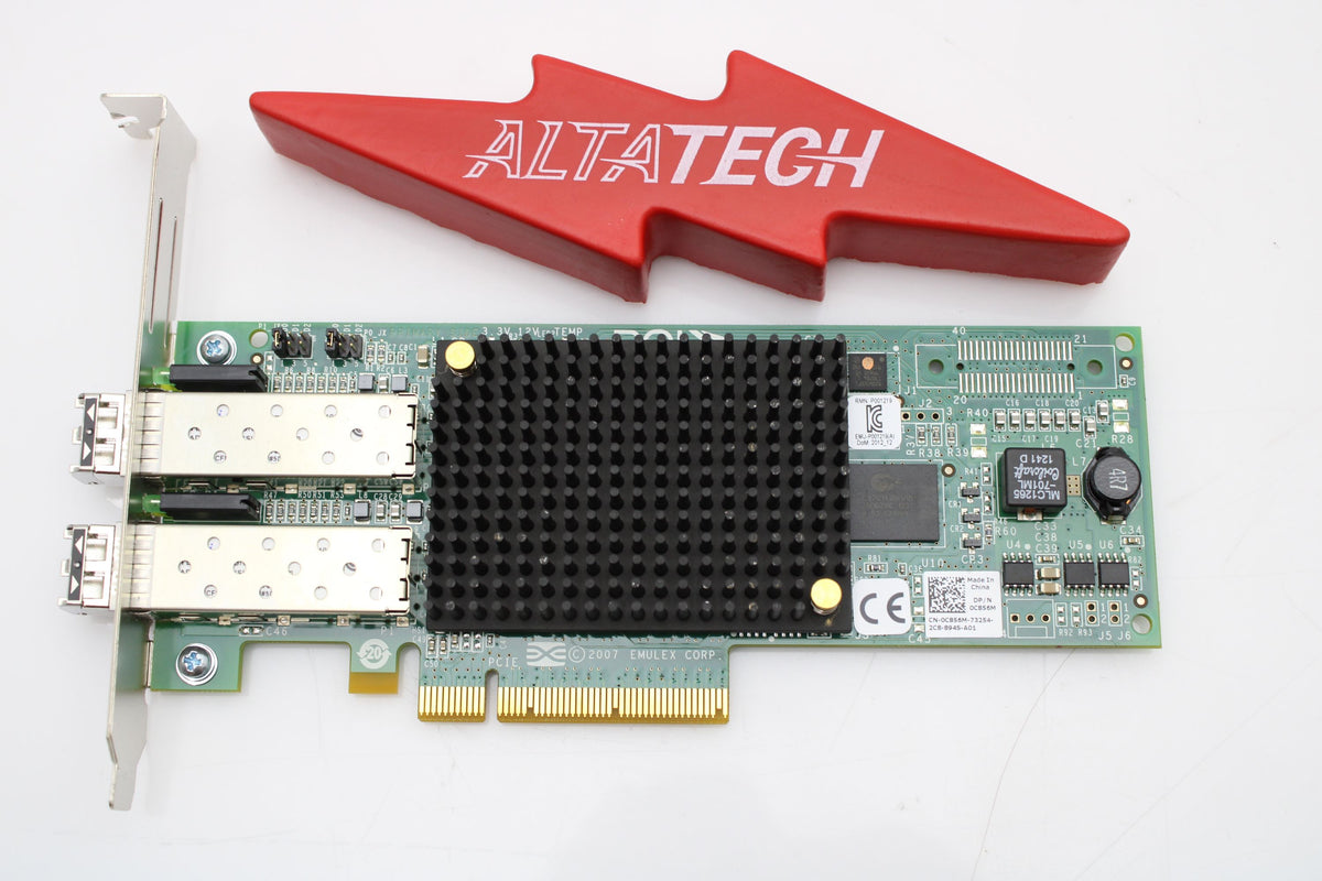 Dell C856M 8GB DUAL PORT LPE12002 HBA PCI-E FH, Used