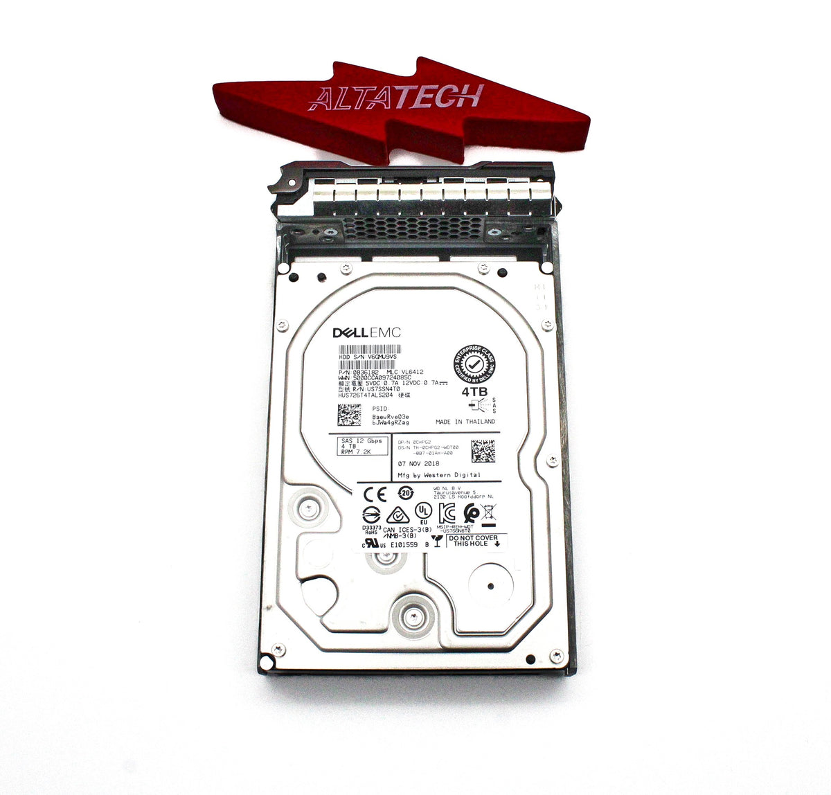 Dell CHPG2-CML 4TB 7.2K SAS 3.5 12G HUS726T4TALS204 / 0B36182, Used