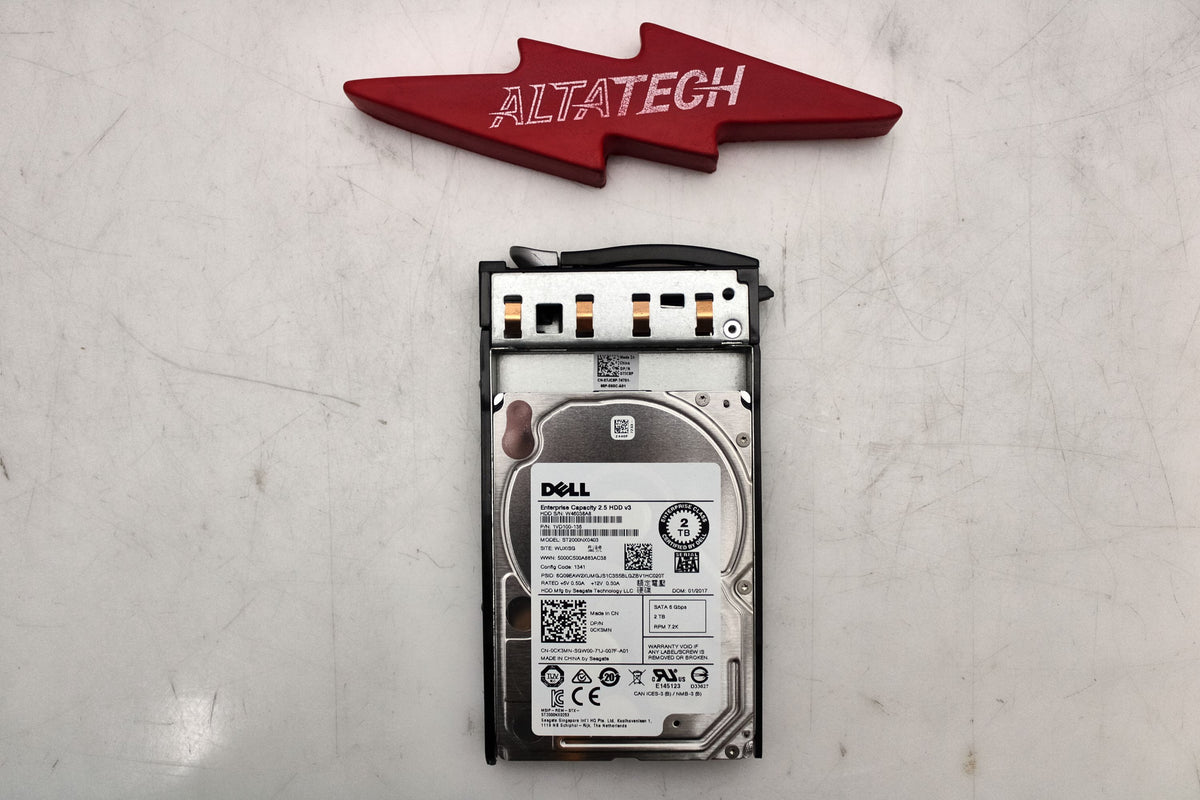 Dell CK3MN 2TB 7.2K SATA 2.5 6G EP ST2000NX0403 / 1VD100-135, Used