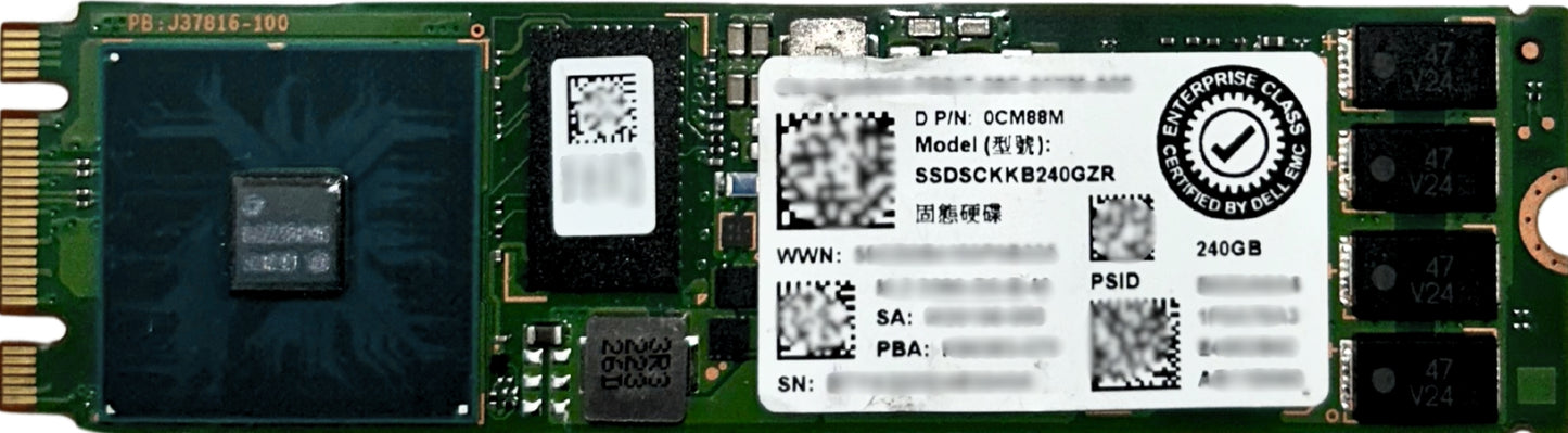 Dell CM88M 240GB SSD SATA 6G M.2 SSDSCKKB240GZR Solid State Drive, Used