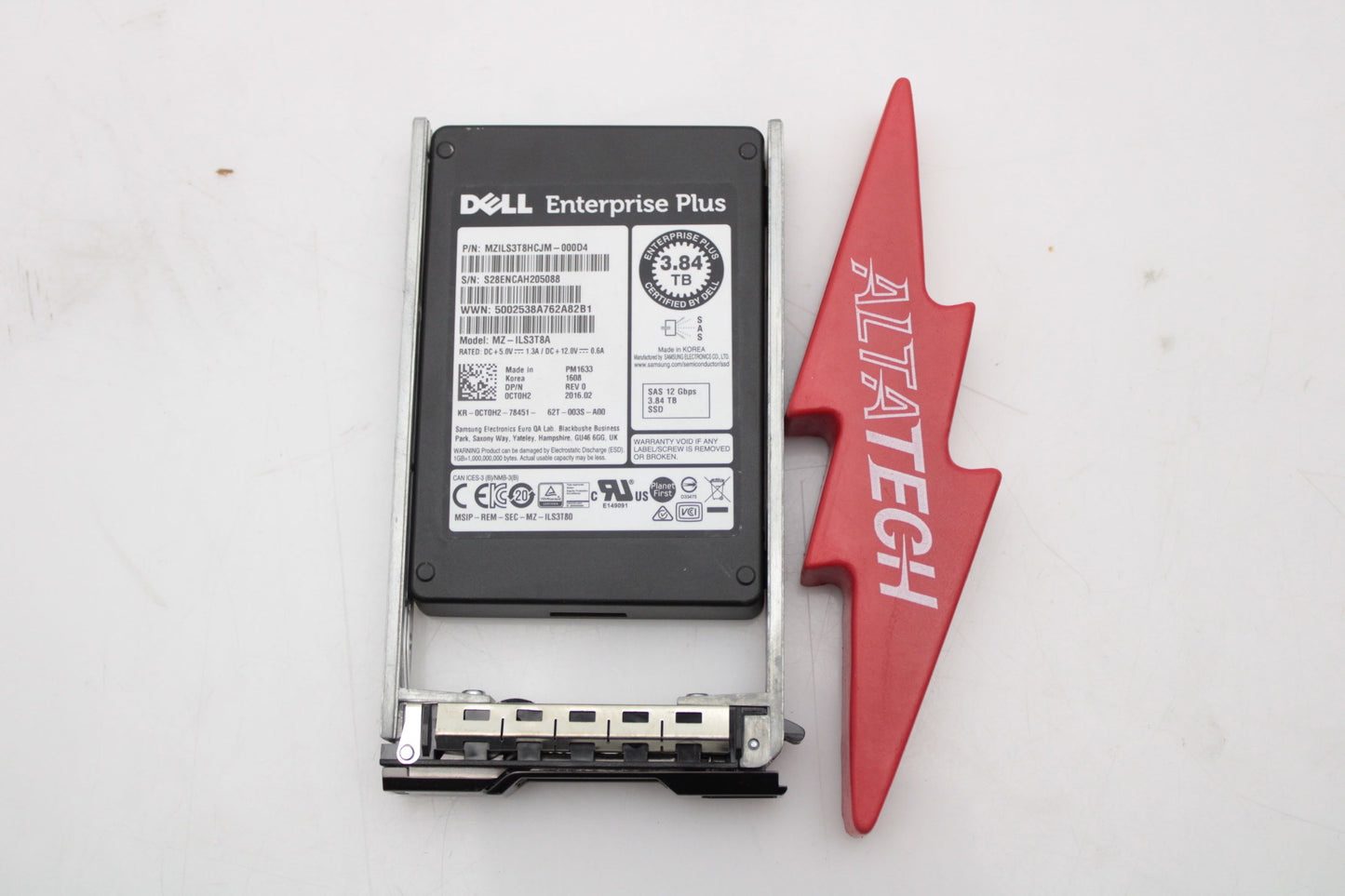 Dell CT0H2-CML 3.84TB SSD SAS 2.5 12G RI, Used