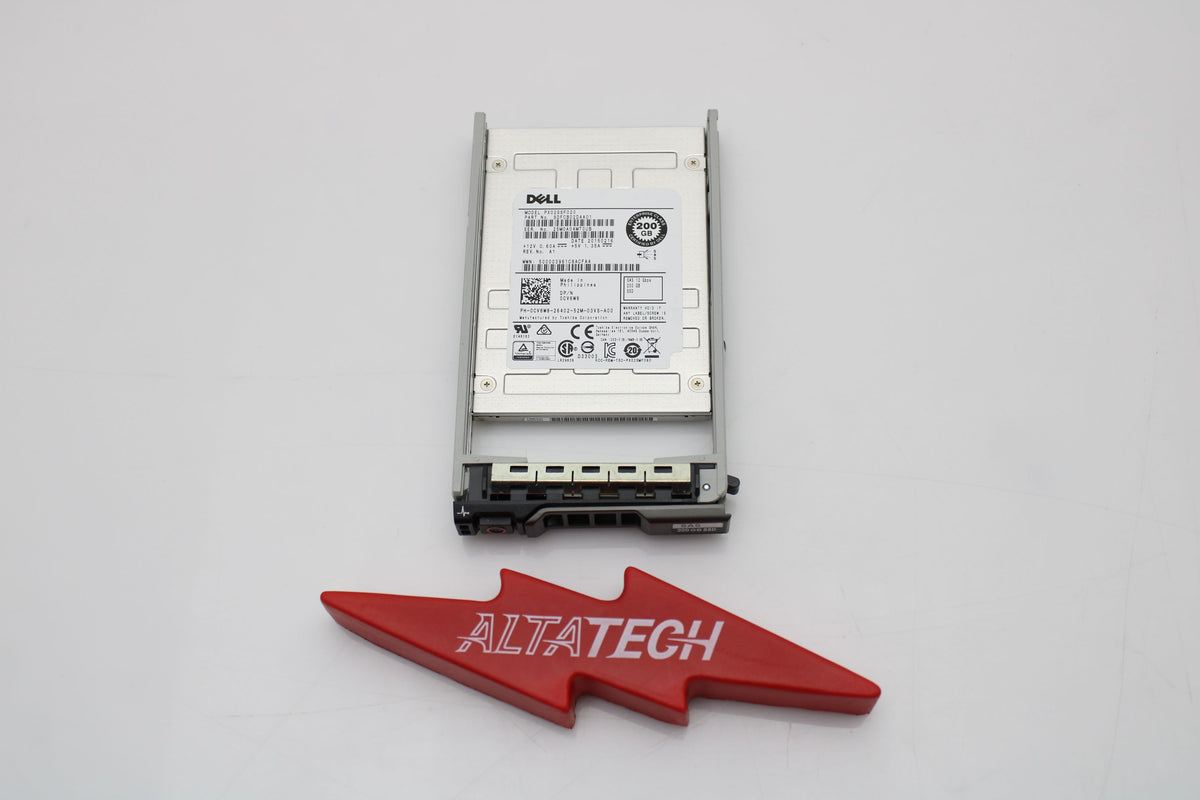 Dell 0CV6W8 200GB SSD SAS 2.5 12g wi px02ssf0, Used