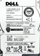 Dell CXF82 300GB 10K SAS 2.5 6G HUC109030CSS60, Used