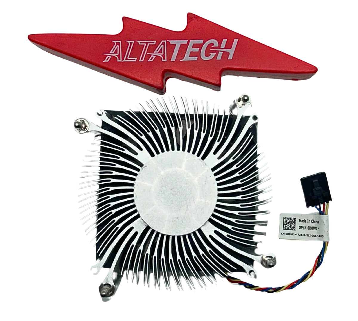 Dell D0W1H HEATSINK W/ FAN DW014 5PIN, Used