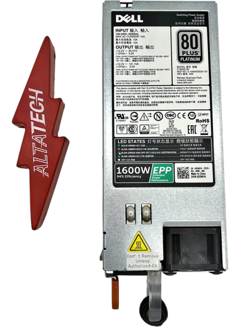 Dell D5W1N 1600W POWER SUPPLY RAHEEN 80+ C4130, Used