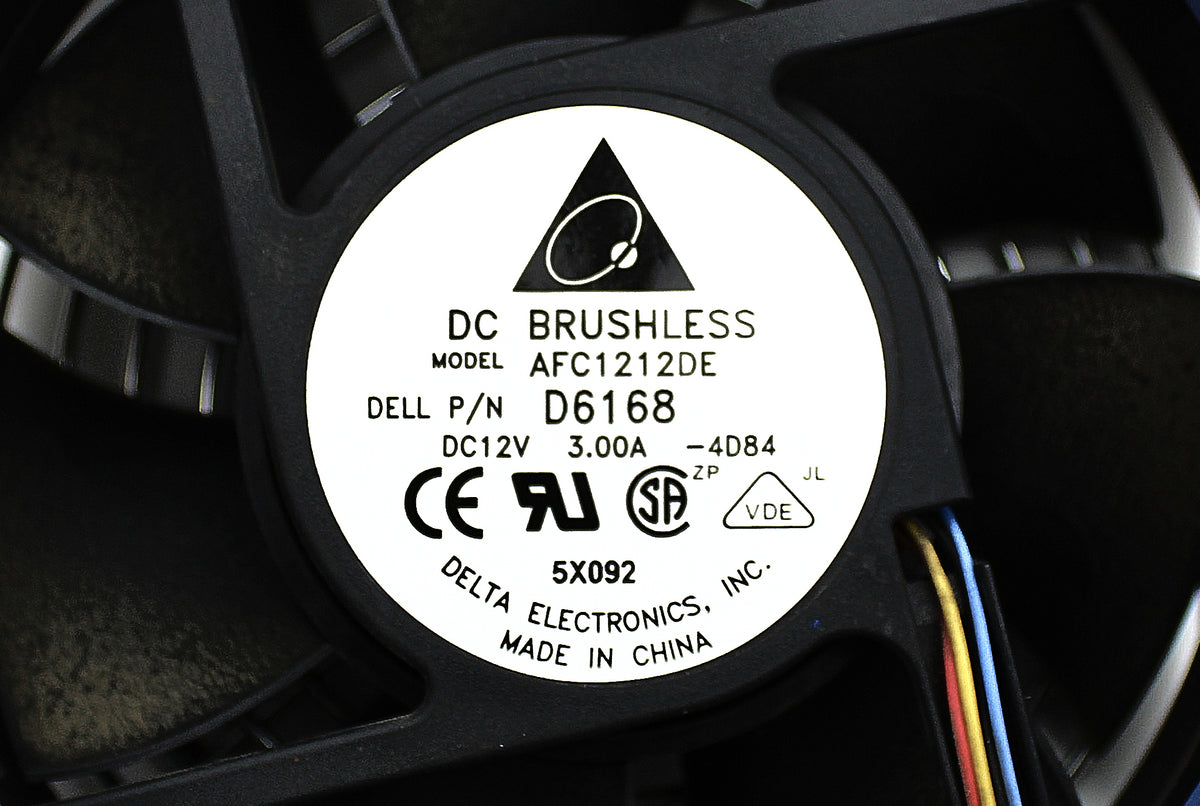 Dell D6168 FAN ASSY REAR PE840, Used