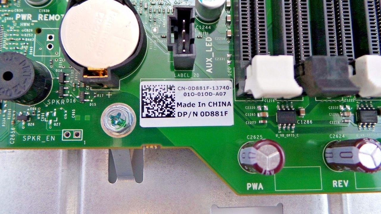 Dell 0D881F Precision T7500 LGA1366 / Socket B System Board, Used