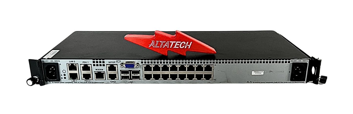 Dell DC4YG KVM 2162DS 16 Port Remote Console, Used