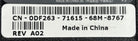 Dell DF263 65W AC ADAPTER 19.5V 3.34A PA-12 OS, Used