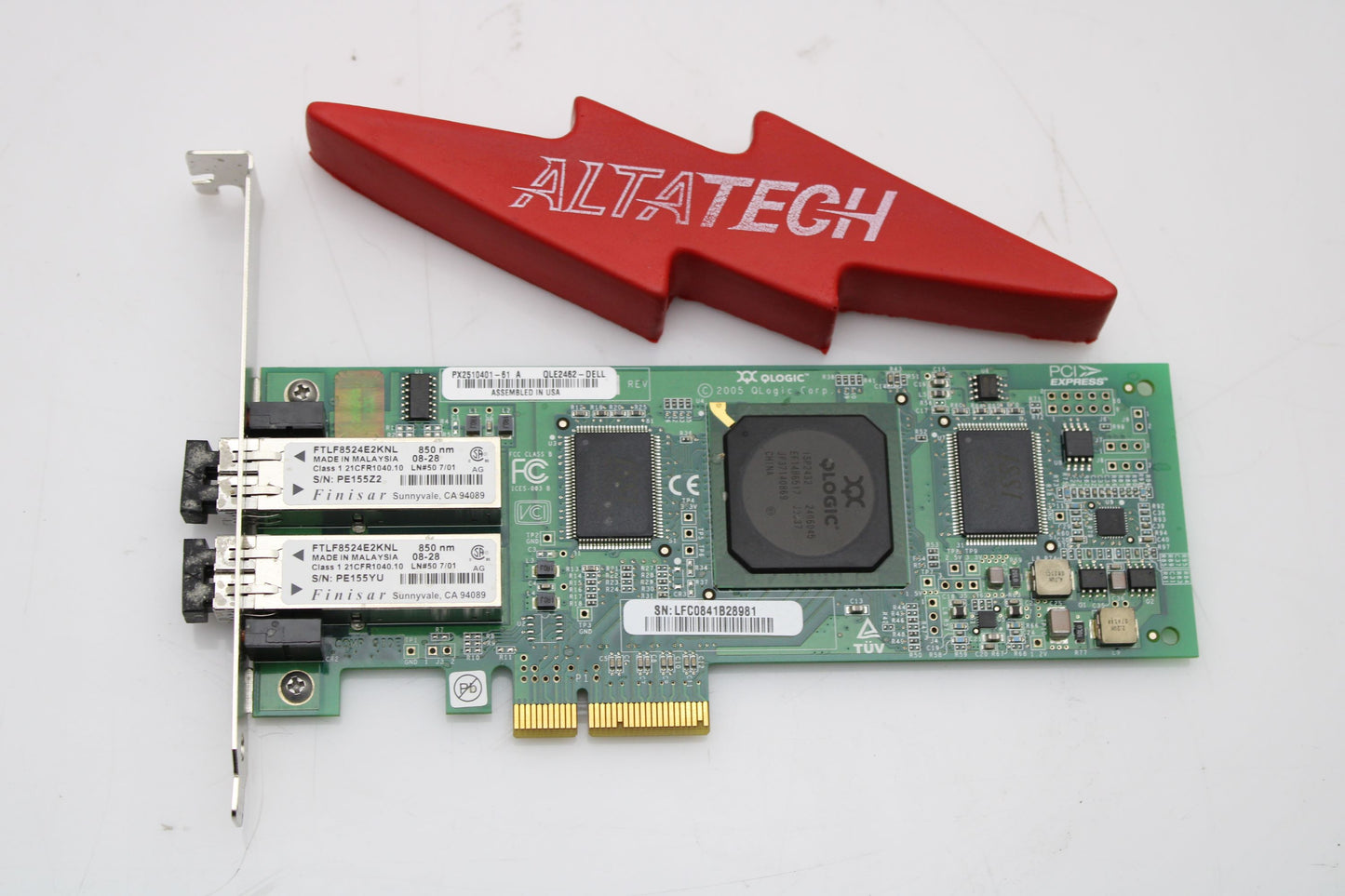 Dell DH226 4GB Dual Port HBA QLE2462, Used