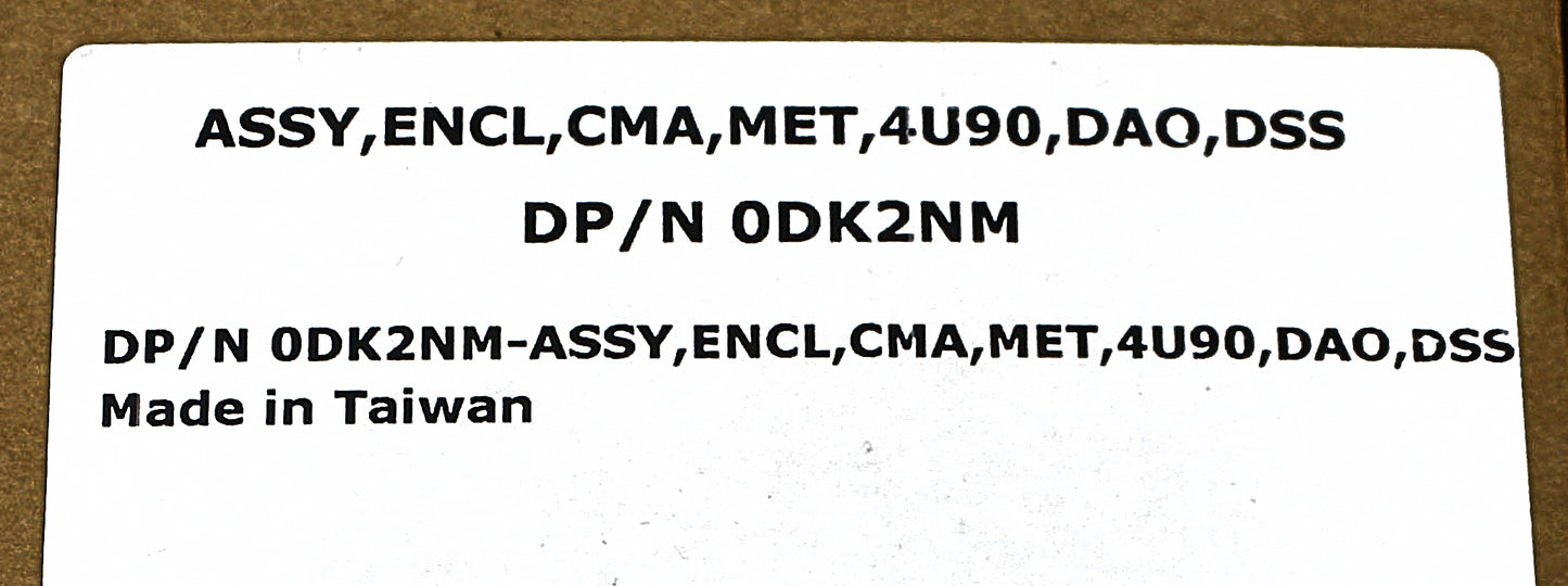 Dell DK2NM Enclosed Cable Management Arm Assembly CYWT, Used