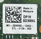 Dell DX69G INTEL X710-K DP 10G SFP+ RDNC M630, Used