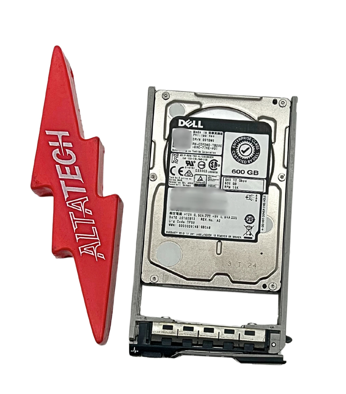 Dell DYDW0 600GB 15K SAS 3.5 Hybrid 12G, Used