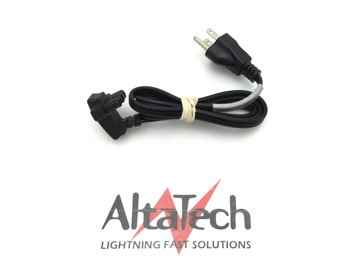 Dell F2951 Flat 180 Degree 3-Prong AC Power Cord, Used