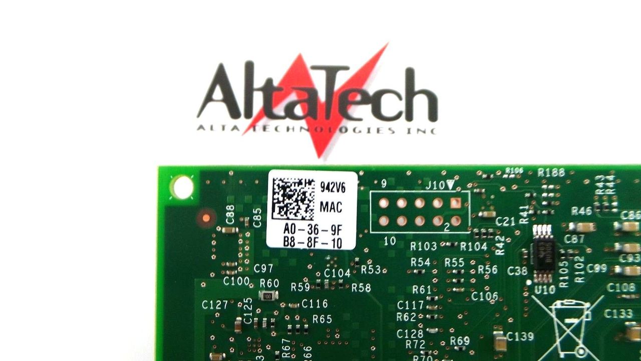 Dell 0F3VKG Intel X520-DA2 Dual Port 10GbE NIC, Used