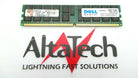 Dell 0F6929 Dell F6929 2GB PC2-3200 DDR-400 ECC 2Rx4 ECC Memory Kingston KX1563-NAB, Used