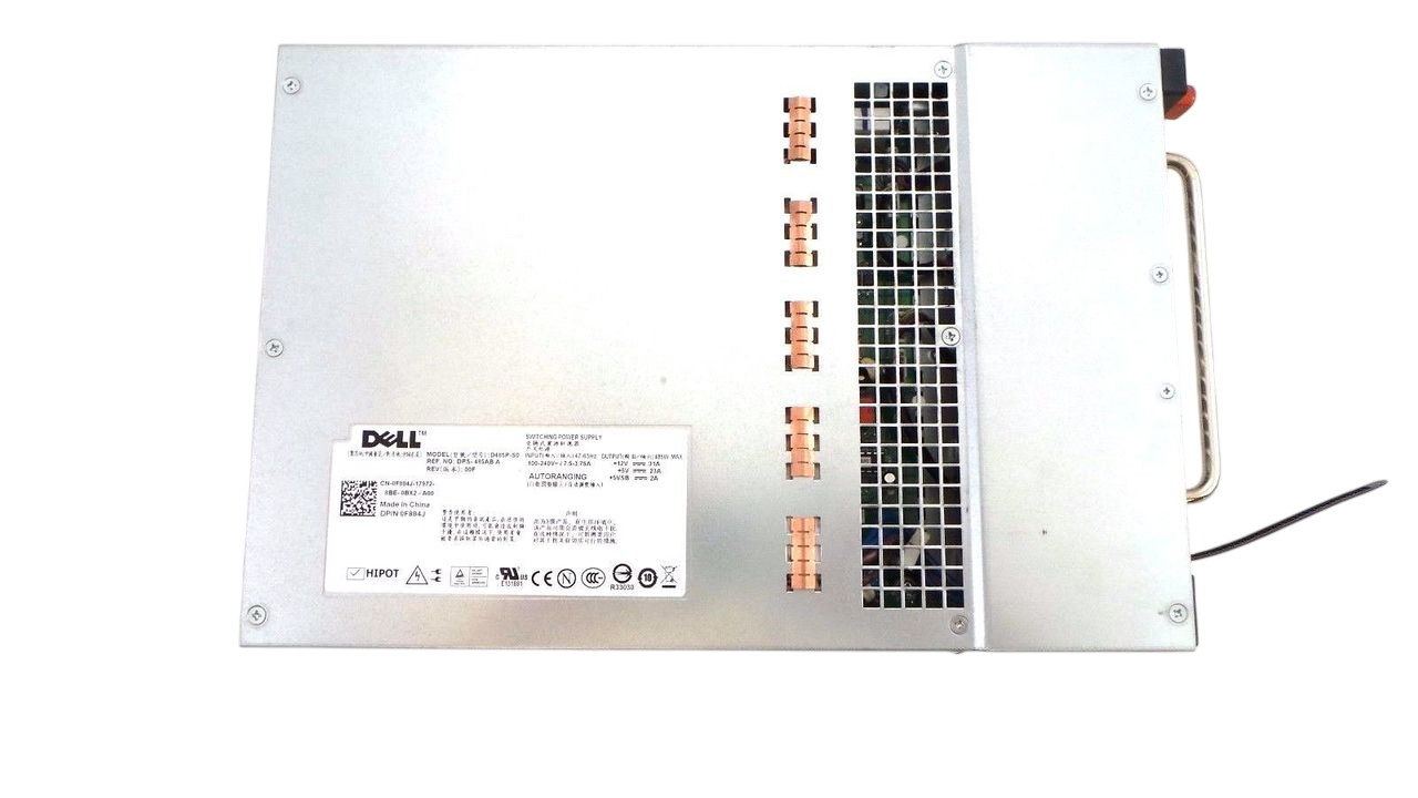 Dell F884J PowerVault MD1120 485W Power Supply, Used