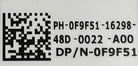 Dell F9F51 750W POWER SUPPLY R720, Used