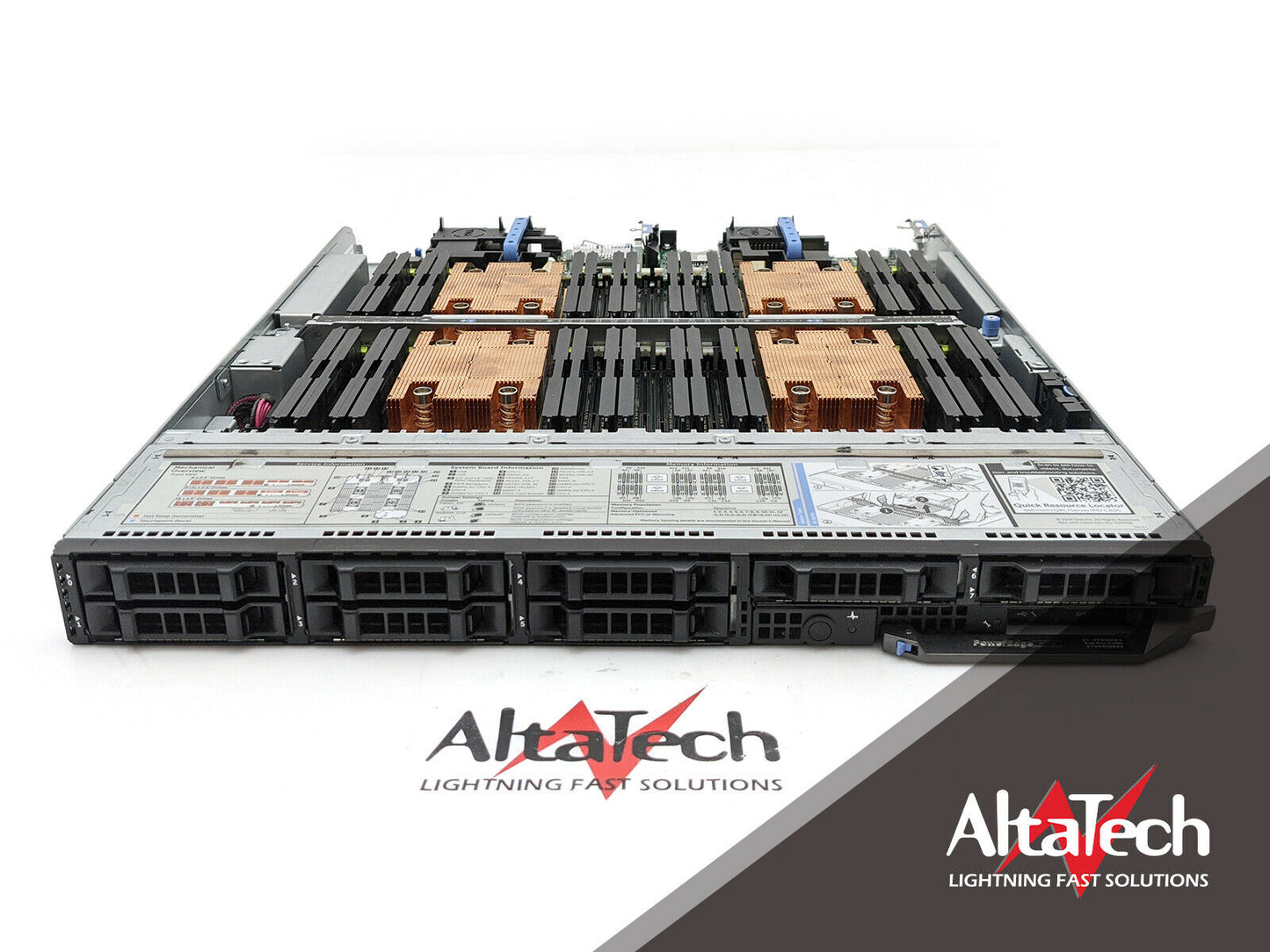 Dell FC830_4x2.1GHz_14core_64gb_3x300GB PowerEdge FC830 4X E5-4660V3 2.1GHZ 64GB Memory 3x 300GB 10K SAS H330, Used