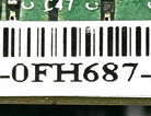 Dell FH687 PCI RISER X2 OPTION W/CAGE OPTPLEX, Used