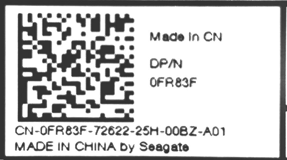 Dell FR83F-EQL 900GB 10K SAS 2.5 6G 9TH066-157 EP+, Used